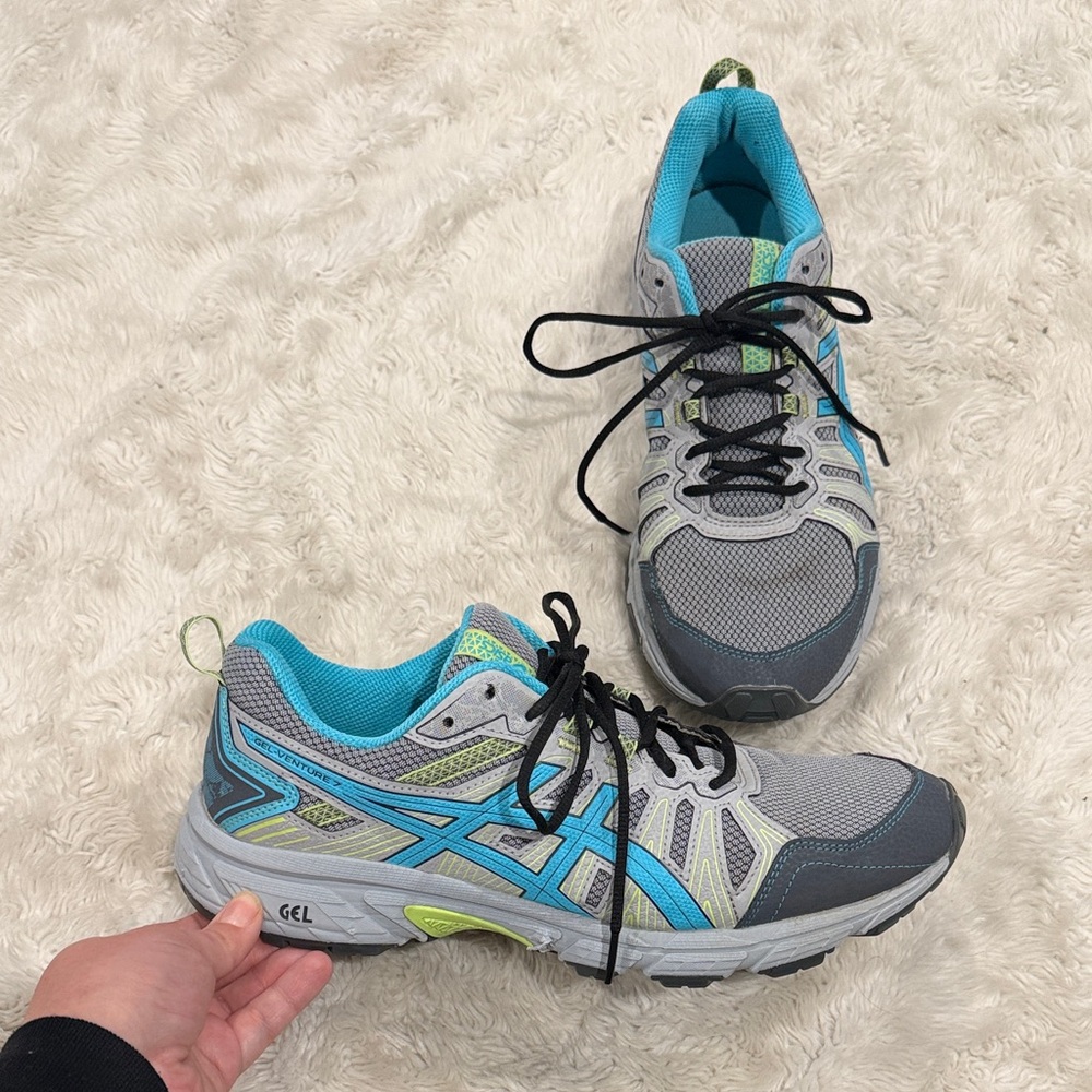 ASICS Women's Gel-Venture 7 trail running shoes athletic sneakers Size 12